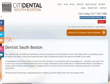 Tablet Screenshot of citidentalsouthboston.com